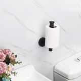 NNEDSZ Toilet Paper Holder Black Wall Mount Bathroom Paper Roll Holder Roll Holder 304