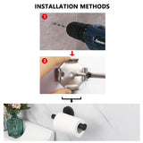 NNEDSZ Toilet Paper Holder Black Wall Mount Bathroom Paper Roll Holder Roll Holder 304