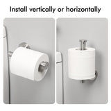 NNEDSZ Toilet Paper Holder Bathroom Paper Roll Holder Roll Holder brushed Silver Wall Mount 304