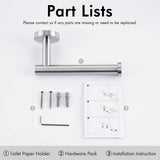 NNEDSZ Toilet Paper Holder Bathroom Paper Roll Holder Roll Holder brushed Silver Wall Mount 304