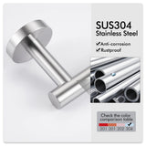 NNEDSZ Toilet Paper Holder Bathroom Paper Roll Holder Roll Holder brushed Silver Wall Mount 304