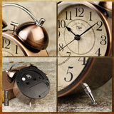 NNEDSZ Dual Alarm Clock Twin Bell Alarm Clock, Bedroom Table Desk Alarm Clock Backlight