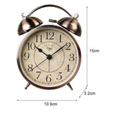 NNEDSZ Dual Alarm Clock Twin Bell Alarm Clock, Bedroom Table Desk Alarm Clock Backlight