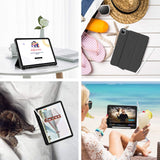 NNEDSZ iPad Pro 11 Inch 2020 Soft Tpu Smart Premium Case Auto Sleep Wake Stand Cover Pencil holder Black