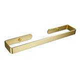 NNEDSZ Gold Kitchen Bathroom Paper Holder Towel Holder Self Adhesive or Screw Mount 40cm