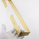 NNEDSZ Gold Kitchen Bathroom Paper Holder Towel Holder Self Adhesive or Screw Mount 40cm