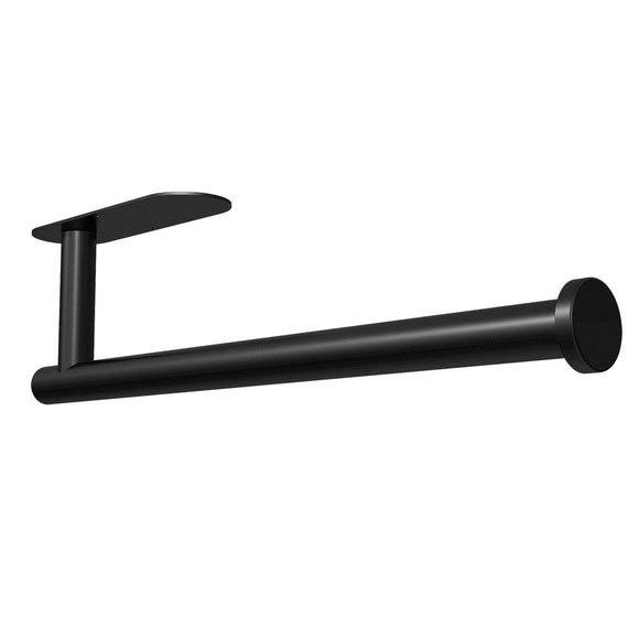 NNEDSZ Kitchen Paper Holder Under Cabinet Wall Mount Adhesive Paper Towel Holder  Black