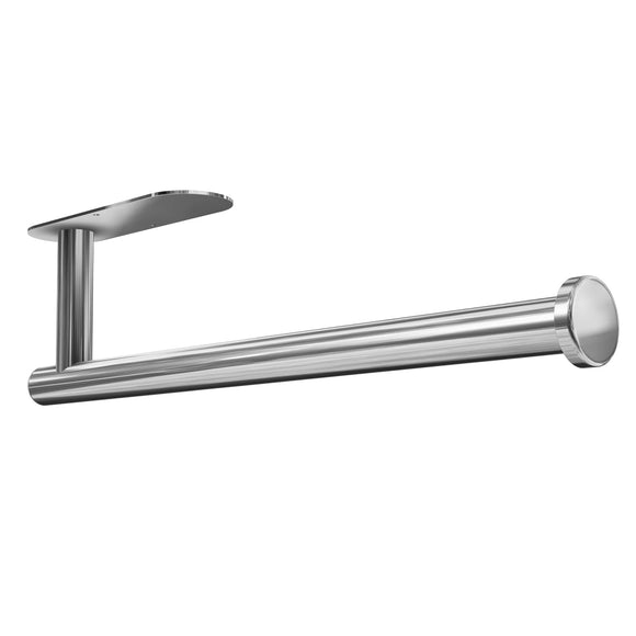 NNEDSZ Kitchen Paper Holder Under Cabinet Wall Mount Adhesive Paper Towel Holder  Silver