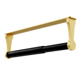 NNEDSZ Kitchen Paper Holder Under Cabinet Screw Wall Mount Adhesive Paper Towel Holder Rectangle Gold