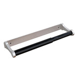 NNEDSZ Kitchen Paper Holder Under Cabinet Screw Wall Mount Adhesive Paper Towel Holder Rectangle Silver