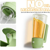 NNEDSZ 600ml 2 in 1 Glass Oil Sprayer Dispenser Kitchen Sprayz Cooking Baking Oil Bottle BBQ SpGreen