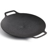 NNEDSZ Korean Grill Pan Nonstick 6 Layer 40cm Round BBQ Griddle Indoor or Outdoor Cooking