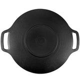 NNEDSZ Korean Grill Pan Nonstick 6 Layer 40cm Round BBQ Griddle Indoor or Outdoor Cooking