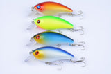 NNEDSZ 4X 6.5cm Popper Poppers Fishing Lure Lures Surface Tackle Saltwater