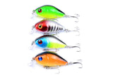 NNEDSZ 4x 5.5cm Popper Crank Bait Fishing Lure Lures Surface Tackle Saltwater