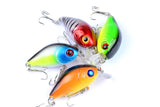 NNEDSZ 4x 5.5cm Popper Crank Bait Fishing Lure Lures Surface Tackle Saltwater