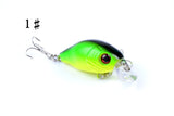NNEDSZ 4x 5.5cm Popper Crank Bait Fishing Lure Lures Surface Tackle Saltwater