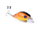 NNEDSZ 4x 5.5cm Popper Crank Bait Fishing Lure Lures Surface Tackle Saltwater