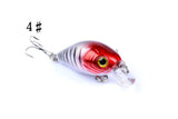 NNEDSZ 4x 5.5cm Popper Crank Bait Fishing Lure Lures Surface Tackle Saltwater