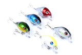 NNEDSZ 5x 5.5cm Popper Crank Bait Fishing Lure Lures Surface Tackle Saltwater