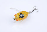 NNEDSZ 4x Popper Poppers 5cm Fishing Lure Lures Surface Tackle Fresh Saltwater
