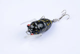 NNEDSZ 4x Popper Poppers 5cm Fishing Lure Lures Surface Tackle Fresh Saltwater