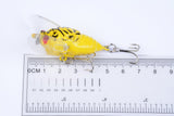 NNEDSZ 4x Popper Poppers 5cm Fishing Lure Lures Surface Tackle Fresh Saltwater