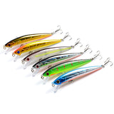 NNEDSZ 6x Popper Minnow 11cm Fishing Lure Lures Surface Tackle Fresh Saltwater