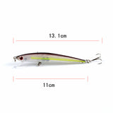 NNEDSZ 6x Popper Minnow 11cm Fishing Lure Lures Surface Tackle Fresh Saltwater