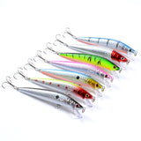 NNEDSZ 7x Popper Minnow 11.8cm Fishing Lure Lures Surface Tackle Fresh Saltwater