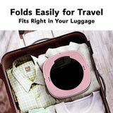 NNEDSZ Mini 8L Portable Foldable Washing Machine Washer for Underwear Baby Clothes Camping Travel Pink