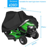 NNEDSZ Lawn Mower Cover Lawn Tractor Cover Waterproof Heavy Duty 420D Polyester UV Protection