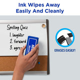 NNEDSZ 10Pack White Board Markers Erase Marker  Tip  Black Ink