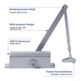 NNEDSZ Auto Commercial Door Closers Hydraulic Door Closer for Home  Commercial Door 45-60kg