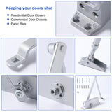 NNEDSZ Auto Commercial Door Closers Hydraulic Door Closer for Home  Commercial Door 45-60kg