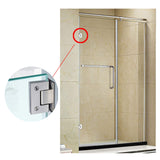 NNEDSZ 90 Degree Glass Door Cupboard Showcase Cabinet Clamp Glass Shower Doors Hinge 304 Steel