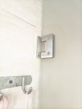 NNEDSZ 90 Degree Glass Door Cupboard Showcase Cabinet Clamp Glass Shower Doors Hinge 304 Steel