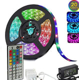 NNEDSZ 5050 RGB LED Strip Lights Waterproof SMD 300 IP65 5m 12V 44key IR Controller