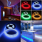 NNEDSZ 5050 RGB LED Strip Lights Waterproof SMD 300 IP65 5m 12V 44key IR Controller
