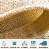 NNEDSZ 4m x 6m Rectangle Sun Shade Sails for Patios Sun UV Outdoor Canopy Backyard Sunshades