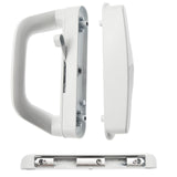 NNEDSZ Sliding Patio Door Handle Set Mortise Lock Suitable for Sliding Glass Patio Door White