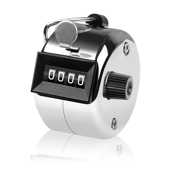 NNEDSZ Hand Tally Counter 4-Digit Lap Counters Clicker Pitch for Counting Knitting Coaching