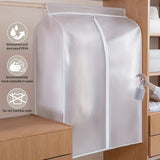 NNEDSZ 120cm Clothes Dust Cover Wardrobe Cloth Cover Clothes Storage Bag For Garments Suits Dresses Coats
