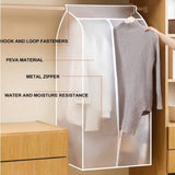 NNEDSZ 90cm Clothes Dust Cover Wardrobe Cloth Cover Clothes Storage Bag For Garments Suits Dresses Coats