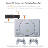NNEDSZ 2-in-1 Powered Micro USB OTG Adapter Left Angled PlayStaion Classic Chromecast Android Phone Tablet