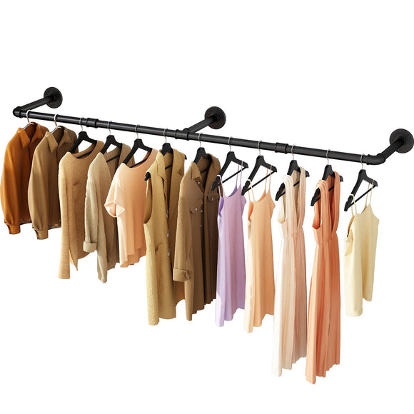 NNEDSZ 184cm Clothing Racks for Hanging Clothes Garment Rack Industrial Pipe clothes Rack Drying Rack