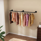 NNEDSZ 184cm Clothing Racks for Hanging Clothes Garment Rack Industrial Pipe clothes Rack Drying Rack