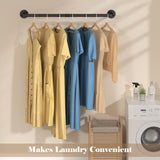 NNEDSZ 97cm Clothing Racks for Hanging Clothes Garment Rack Industrial Pipe clothes Rack Drying Rack