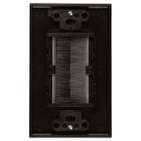 NNEDSZ Brush Wall Plate Wires Cable Access Strap Management Socket Mount Port HDMI