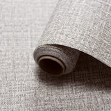 NNEDSZ 61cm x 10m Wallpaper Decor Faux Grasscloth Contact Paper Wall Paper Self Adhesive Removable